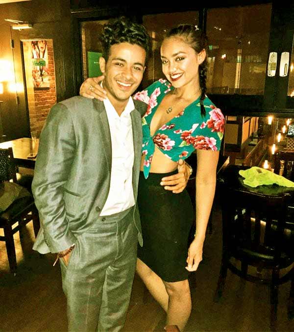 Image of Christian Navarro with his former girlfriend Shazi Raja