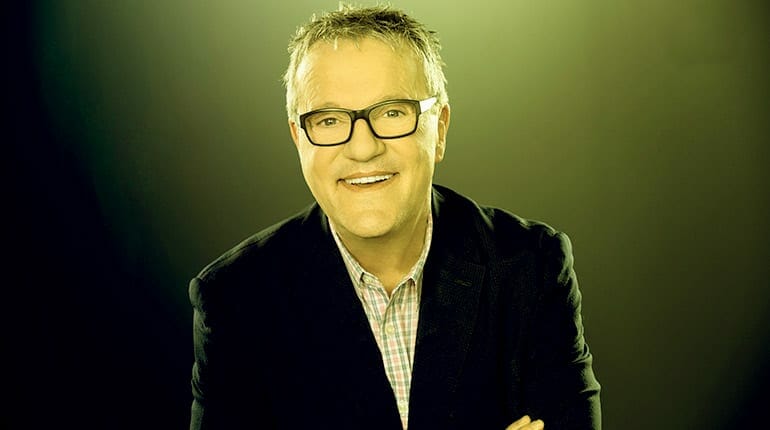 Image of Is Mark Lowry Gay. Is he married to a wife/partner or dating anyone. His dating life and relationship details.