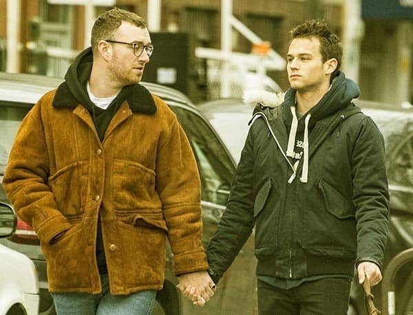 Image of Brandon Flynn with his ex-partner Sam Smith