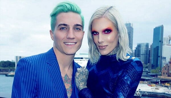 Image of Jeffree Star with partner Nathan Schwandt