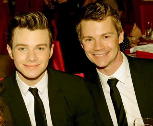 Image of Chris Colfer with his partner Will Sherrod